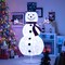 Costway 6ft Lighted Pop-Up Christmas Snowman with Hat and Scarf 180 Pre-Lit LED Lights